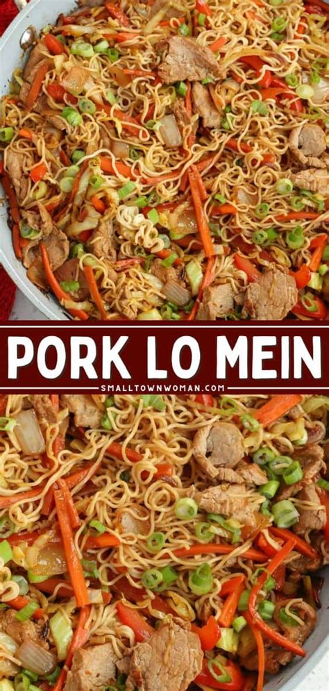 Pork lo mein noodles recipe – Artofit