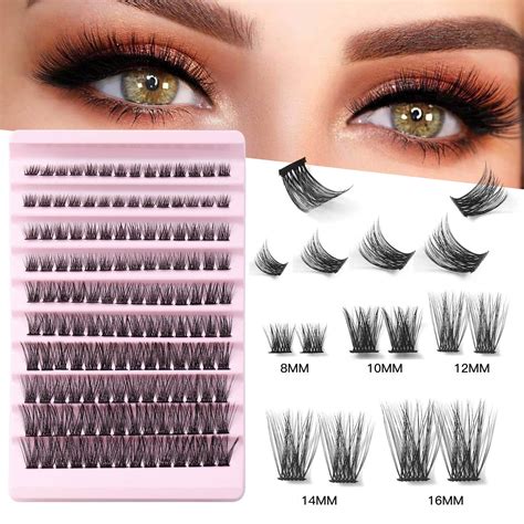 Wispy Lash Extension Clusters DIY Eyelash Extensions 140Pcs Natural