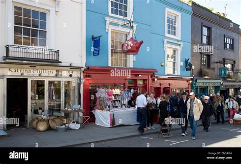 Portobello Road Market London Stock Photo - Alamy