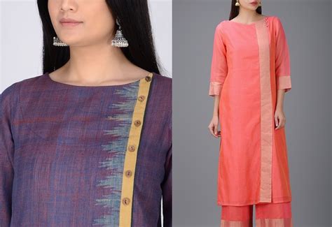 40 Amazing Kurti Neck Designs With Lace And Borders Bling Sparkle