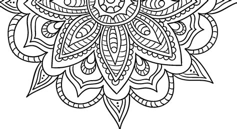 Rangoli Designs Black And White Clip Art Library