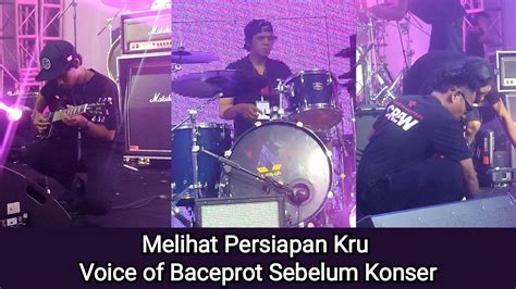 Keren Kesigapan Kru Menyeting Alat Vob Voice Of Baceprot Sebelum Konser