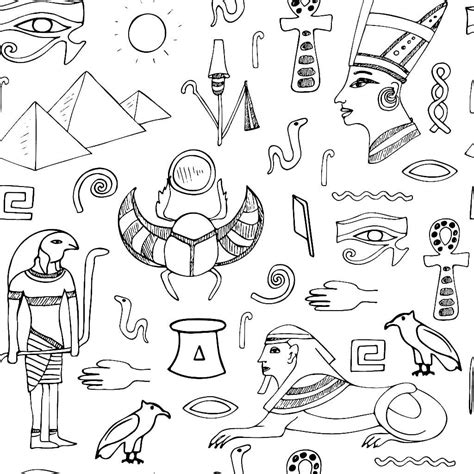 Dibujos De Egipto Para Colorear Wonder