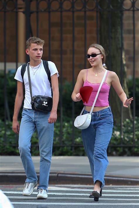 Lily Rose Depp Hard Nipples Braless Pink Shirt Hosted At Imgbb Imgbb