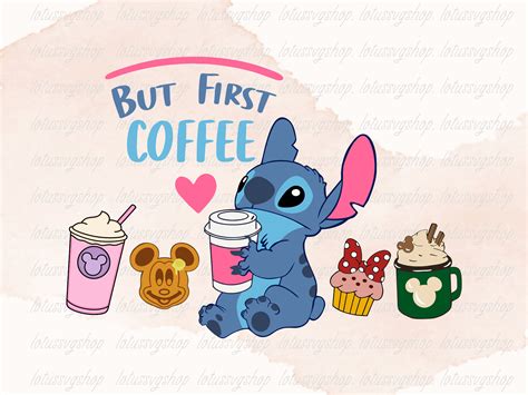 Stitch Svg, Stitch but First Coffee Svg, Stitch Png, Cute Stitch Svg ...