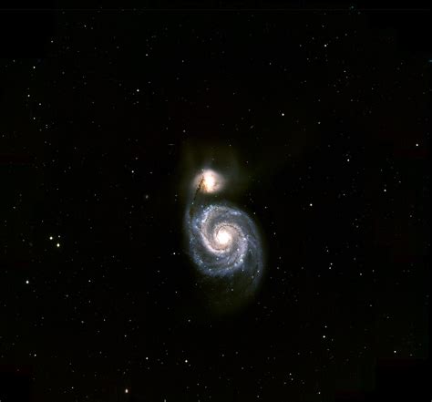 Wiyn Noao M The Whirlpool Galaxy Seen With New Odi Camera On Wiyn