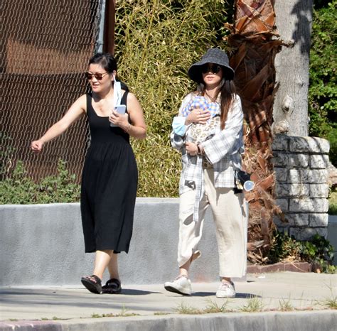 Macaulay Culkin's girlfriend Brenda Song spotted for first time with baby son Dakota after ...