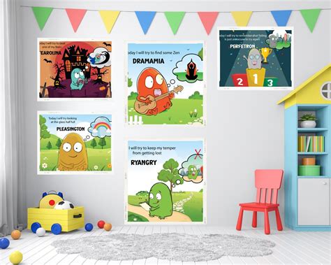 Inspirational Posters for Kids Room or Classroom, Bundle of 5 Posters - Etsy