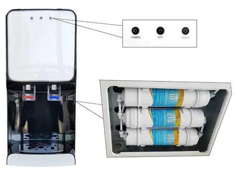 Water Dispenser Purifier Hot Cold Aquatal Model Pt