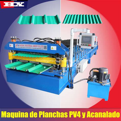 Dobladora PARA Fabricar Techos Maquina De Planchas De Zinc Planchas PV4