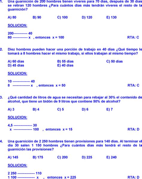 Regla De Tres Simple Y Compuesta Ejercicios Resueltos Pdf