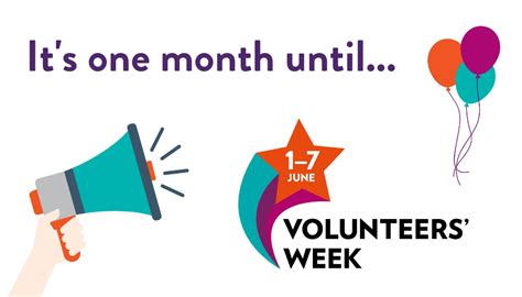 Its One Month Until Volunteers Week How Are You Going To Celebrate