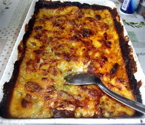 Gratin De Fenouil Au Camembert Et Chorizo