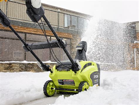 V Hp Brushless Snow Thrower Kit Ryobi Tools