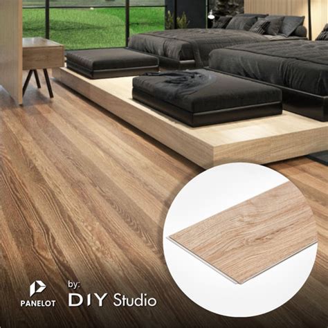 Promo Panelot Spc Floor Lantai Spc Parkit Motif Kayu Diy Studio