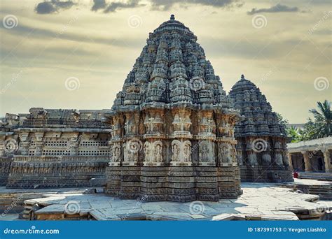 Chennakesava Temple At Somanathapura Karnataka India Stock Image