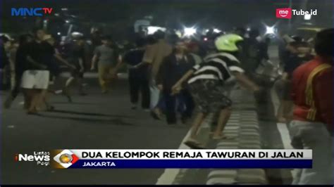 Saling Ejek Saat Bangunkan Sahur Dua Kelompok Remaja Tawuran Lip 09