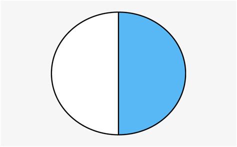 Math Fraction Half Clip Art - One Half PNG Image | Transparent PNG Free ...