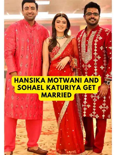 Hansika Motwani Wedding Images Lehenga Husband Age Sloshout Blog