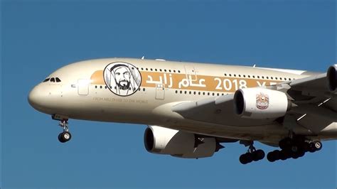 Etihad Airways Year Of Zayed Special Colours Airbus A A