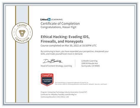 Hasan Yigit On Linkedin Certificate Of Completion