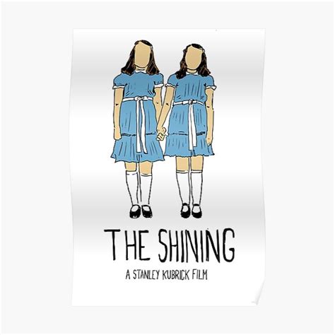 "The Shining Twins" Poster by burrotees | Redbubble