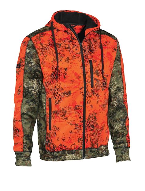 Blouson de chasse zippé Wolf GhostCamo SnakeBlaze Pro Hunt 9921