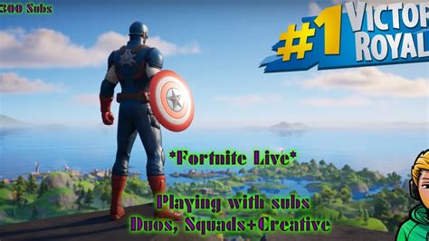 🔴fortnite Livestream Playing Chatting With Viewers We Hit 300 Subs