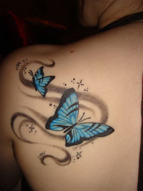 blue butterfly tattoo designs | Tattoo Expo