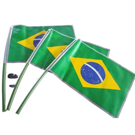 Bandeira Do Brasil Haste Kit Unidades Submarino