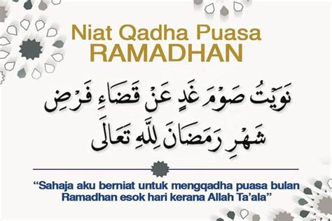 Niat Qadha Puasa Ramadhan Di Bulan Rajab Homecare