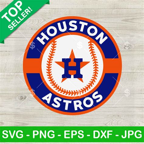 Houston Astros Baseball Logo Svg Houston Astros Baseball Svg Houston Astros Mlb Svg Cut File