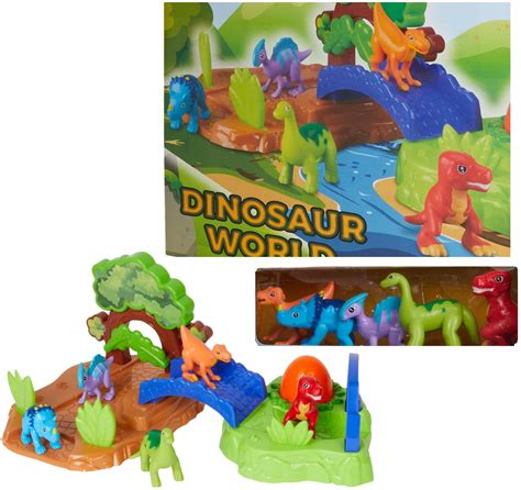 DINOZAURY PARK JURAJSKI DINO T REX FIGURKI ZESTAW DINOZAUR DLA DZIECI