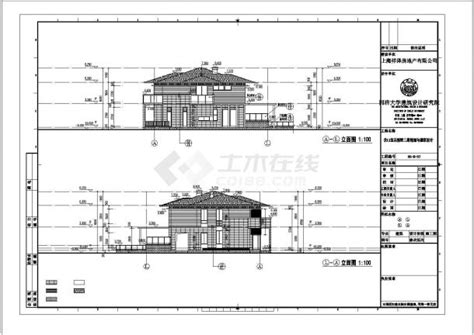 南昌市某村镇477平米双层框架单体别墅建筑设计cad图纸（含地下室）别墅建筑土木在线