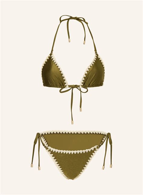 Zimmermann Triangel Bikini Junie In Oliv