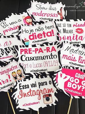 Plaquinhas Cha De Lingerie Compre Produtos Personalizados No Elo7