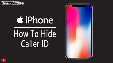 How To Hide Your Phone Number On Iphone Hide Caller Id Youtube