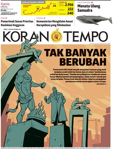 Edisi Kamis April Koran Tempo Co