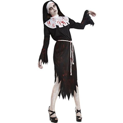 Disfraz Monja Zombie para Mujer Envío Halloween en 24h