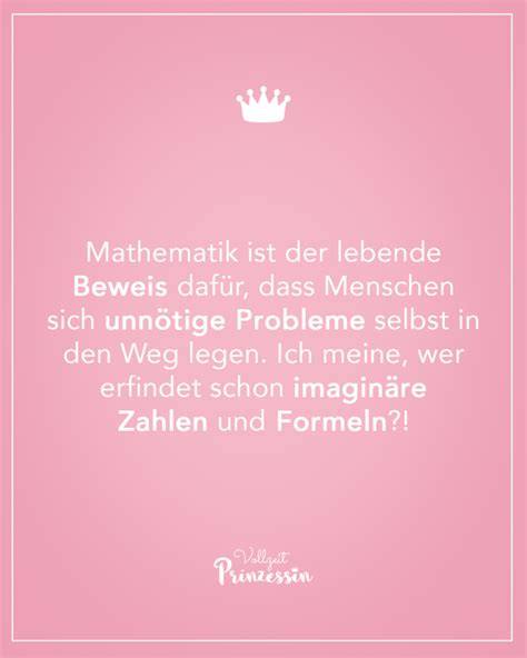 Spruch Mathematik Probleme Visual Statements