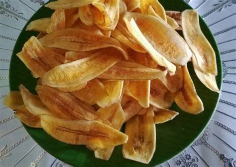 Resep Keripik Pisang Kepok Oleh Mamanya Cikal Aqilah Cookpad