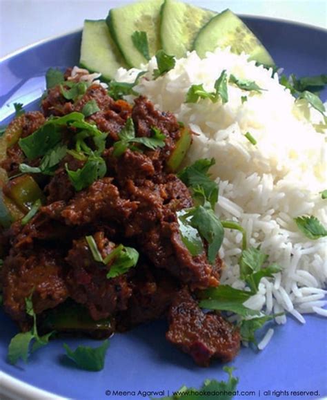 Spiced Lamb With Green Peppers Hooked On Heat