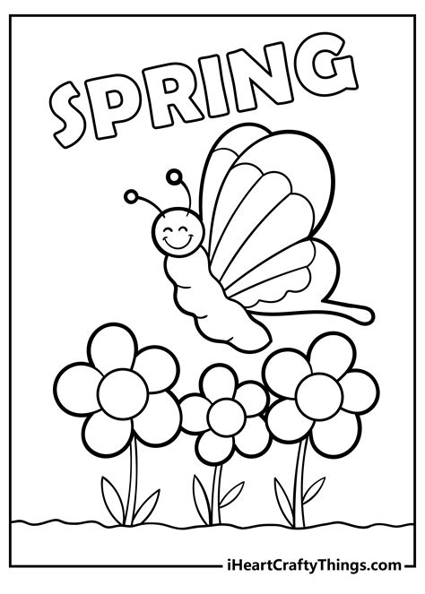 Spring Time Coloring Pages