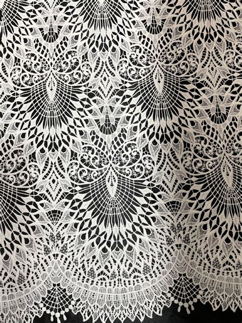 Bridal White Lace In 2024 Embroidery Embroidery Fabric Fabric