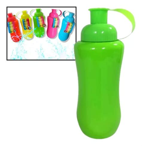 Garrafinha De Água Squeeze Neon Academia E Capacidade 600ml