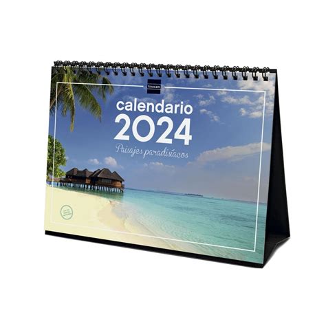 CALENDARIO SOBREMESA 2024 FINOCAM P PARADISIACOS