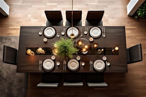 Premium Ai Image Professional Catalog Image With Full Dining Room