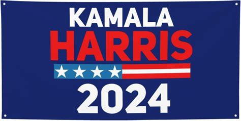 3x6 Ft Kamala Harris 2024 Banner Flag Kamala Harris 2024 President