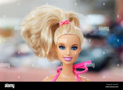 Close Up Barbie Doll Face Blonde Hi Res Stock Photography And Images Alamy