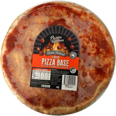 Picasso Kitchen Kitchen Pizza Base With Tomato Sauce 260g Woolworths